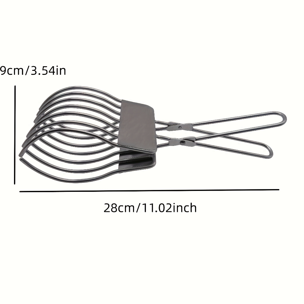 Pinzas para carne de acero ino - Camping Cooking Food reseña y precio