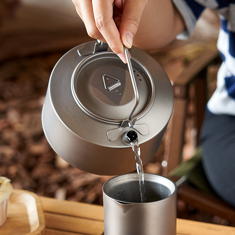 Hervidor de agua para acampar, - Camping Cooking Kitchen reseña y precio