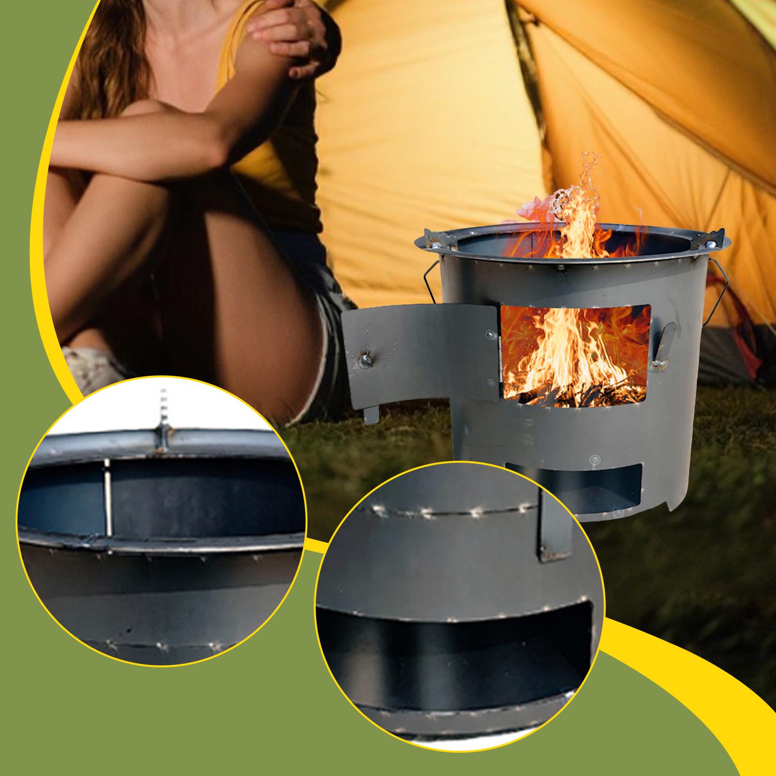 Horno de madera para interiore - Camping Cooking Over Fire reseña y precio