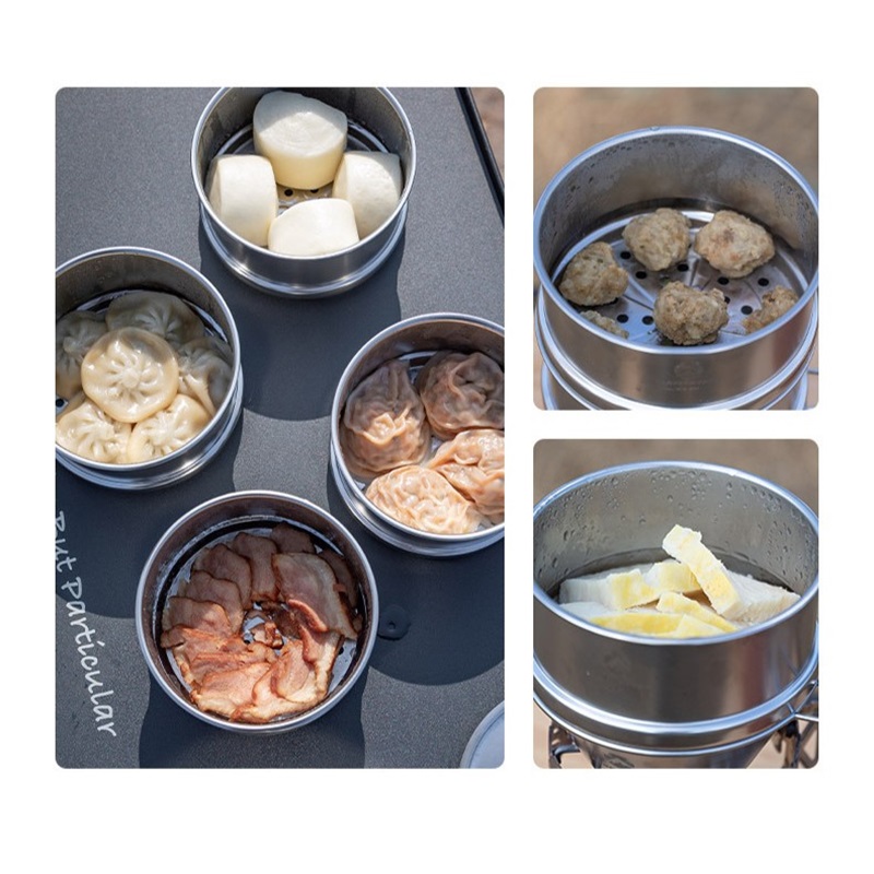 CAMPINGMOON Portatle Camping a - Camping Cooking Dishes reseña y precio
